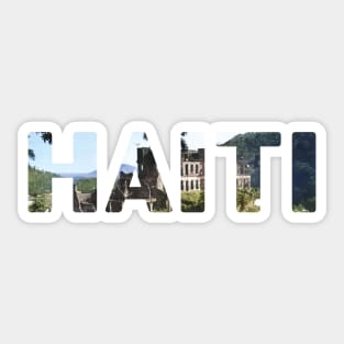 Haiti Souvenir shirt Sticker